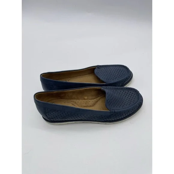 Natural soul Navy Isla Slip-on Loafers size 6 M - Picture 3 of 6